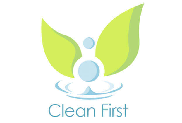    logo clean first  
